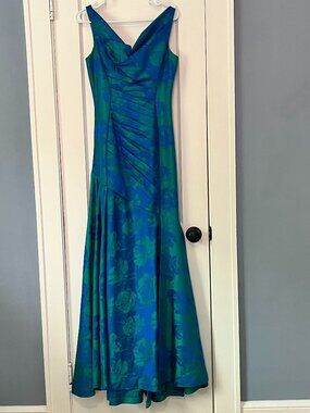 angela moda silk dress Dresses | Angela Moda Silk Floral Vneck Midi Dress With Multicolor Tropical  Print